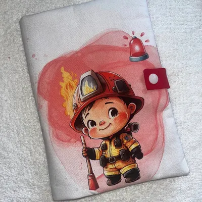 Protège carnet de santé pompier 